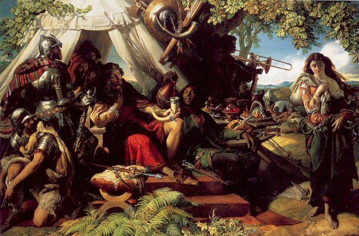 Maclise, Daniel King Cophetua and the Beggarmaid oil painting picture